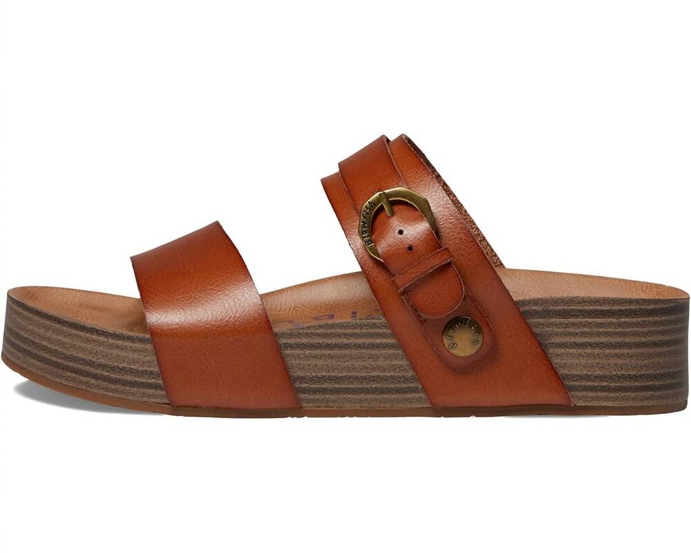 NEW BLOWFISH women's marge sandal in wood dyecut